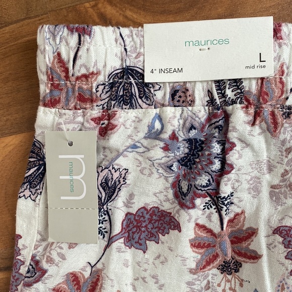 Host Pick 💙 Maurices Women's Dockside 4in Linen Dolphin Short - Picture 6 of 7